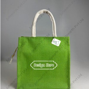 Jute Bag for Return Gift - color Jute Bags with Rope Niwar Handle
