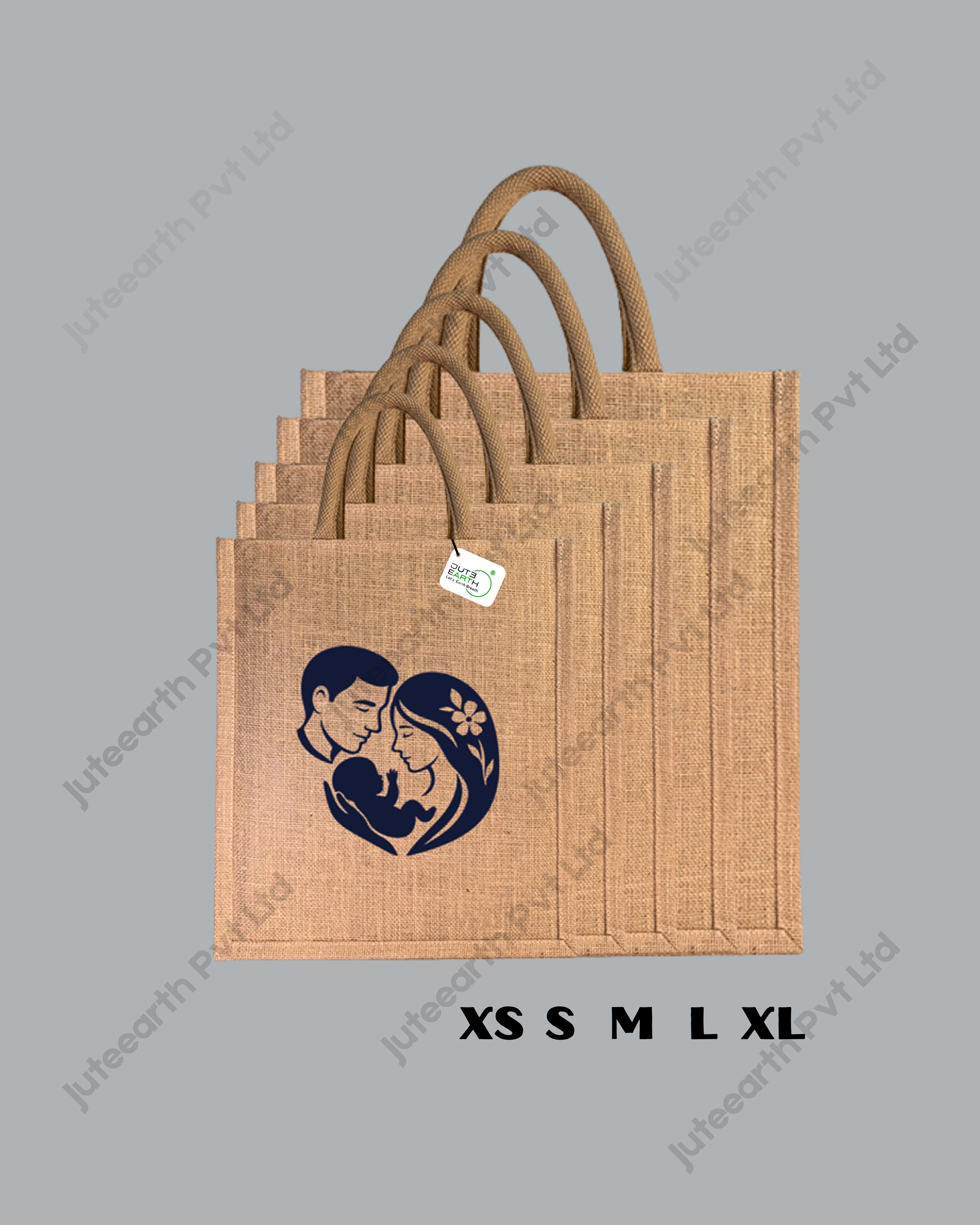 In Your Arms Baby Shower_ Seemantham_Godh Bharai Custom Printed Natural Jute Bag for Return Gift (2)