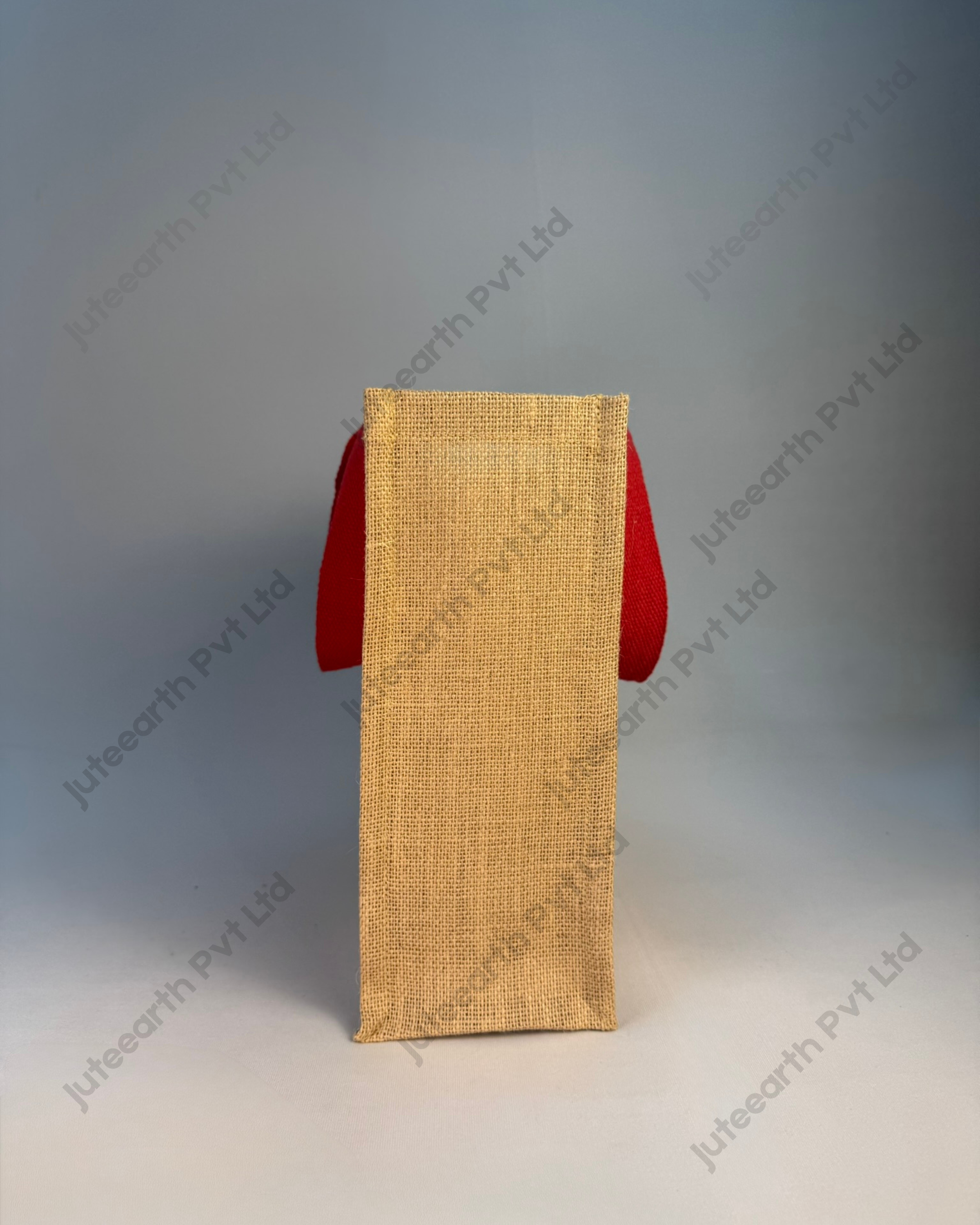 Traditional Art Baby Shower_ Seemantham_Godh Bharai Natural Custom Printed Jute Bag for Return Gift with Red print (4)